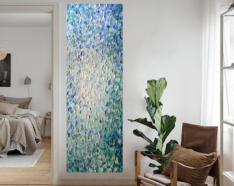Running Water Tall Vertical or Horizontal Canvas ORIGINAL PAINTING extra large canvases available