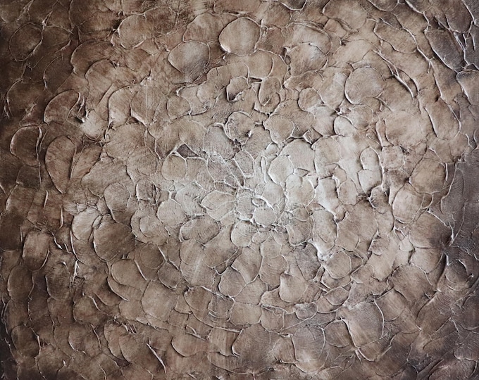 Neutral Textured Abstract Painting Earth Tone Wall Art Wabi Sabi Canvas