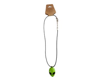 Alien pendant necklace