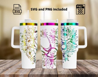 Nurse Life Laser Tumbler Wrap Engrave SVG/PNG, Seamless Design 40oz Tumbler, Doctor, Nurse Stethoscope Engraving Full Wrap, SVG For Rotary