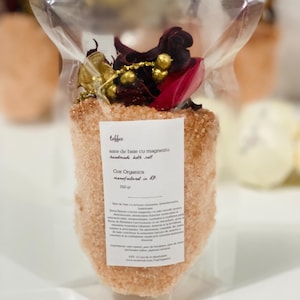 Toffee Magnesium Bath Salt – Spa-Style Relaxing Soak for Stress Relief and Muscle Relaxation – Sweet, Soothing Natural Formula