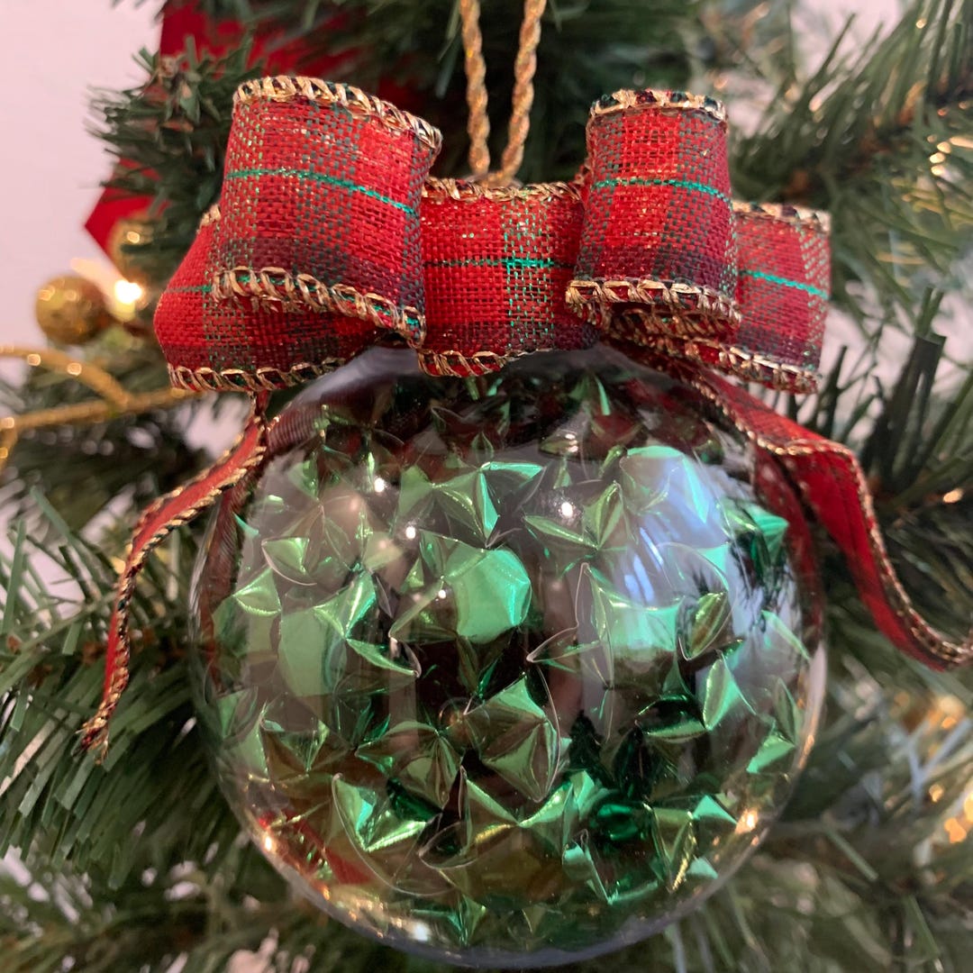 Christmas Origami Stars Ornament - Etsy
