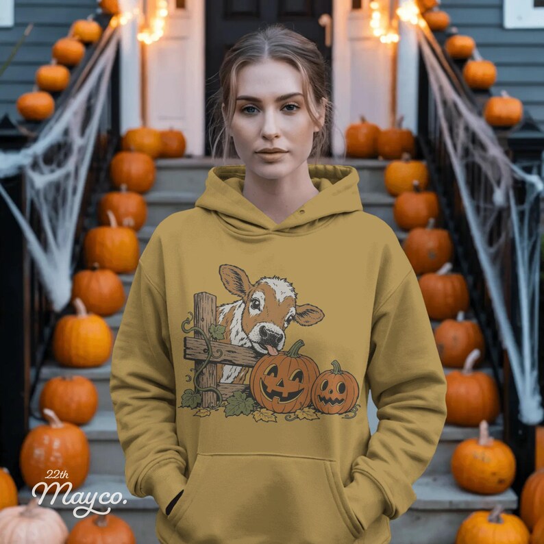 pumpkin cow halloween png, hereford calf digital file, spooky farm animal design, vintage cattle fall sublimation, autumn cow shirt png, pumpkin season printable clipart, cow lover digital download, rustic farmhouse halloween design, farmer gift png, instant transparent png, vintage autumn cattle file, country farm animal png, october cow lover design, halloween cattle png, fall calf sublimation