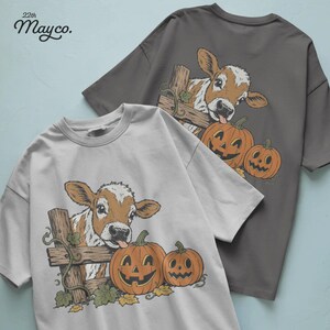 halloween cow png digital download, hereford calf fall design, pumpkin cow sublimation file, spooky farm animal png, vintage autumn cattle design, cow lover printable clipart, transparent background png, instant download for crafters, farmhouse halloween shirt file, rustic pumpkin season png, farm animal halloween design, baby cow fall png, cattle lover digital file, country autumn sublimation, hereford cow halloween png