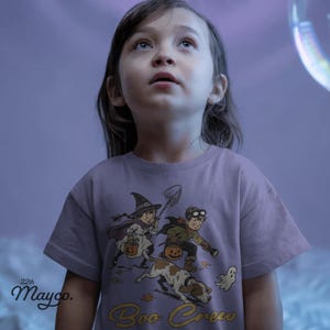 witch girl png, little witch shirt design, halloween witch kid clipart, cute witch costume png, witch hat cape sublimation, halloween adventure design, kids with flashlight png, bug catching net clipart, spooky explorer shirt, halloween trick or treat crew, vintage witch girl artwork, cute costume kids png, playful halloween design