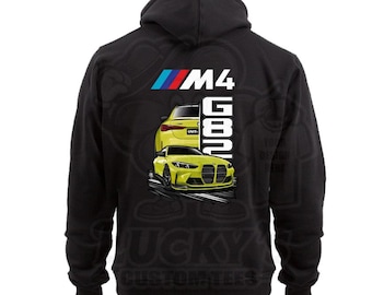 BMW M4 G82 hoodie in Sao Paulo yellow sweatshirt hoodie S M L XL 2XL 3XL 4XL great gift idea by Luckys Custom Tees