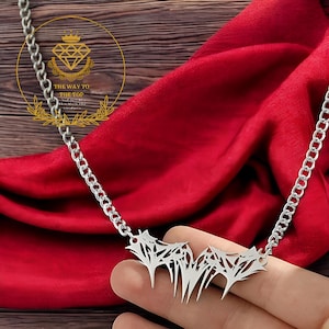 Gothic Thorns Bat Pendant Necklace - Stainless Steel Jewelry for Men & Women, Punk Vampire Style, Dark Aesthetic Unisex Accessory