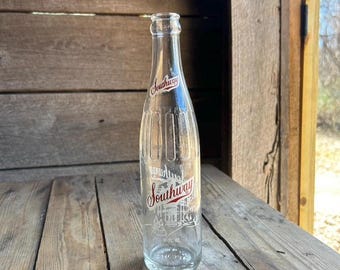 Vintage Southway Soda Bottle: Coca-Cola Sanford NC, Retro Collectible