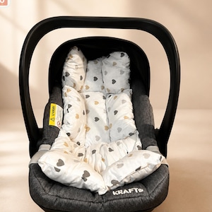 Padded Baby Stroller Pad, Stroller Cushion Insert ,Pram Seat Liner, Teddy Bear pattern