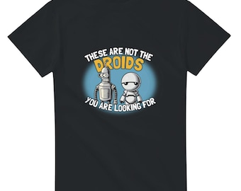 Funny Sci-Fi Droids T-Shirt: Geeky Pop Culture Tee