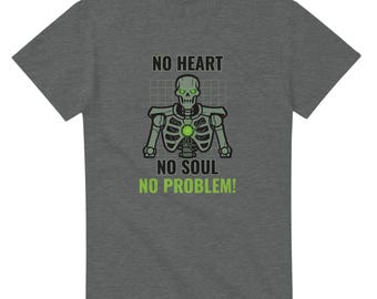 Maglietta scheletro robot fantascientifico: Grimdark Gamer Apparel