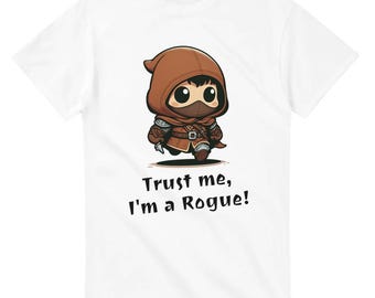 DnD Rogue T-Shirt: Funny Rogue Class Tee, Tabletop RPG Dungeon Gamer Gift