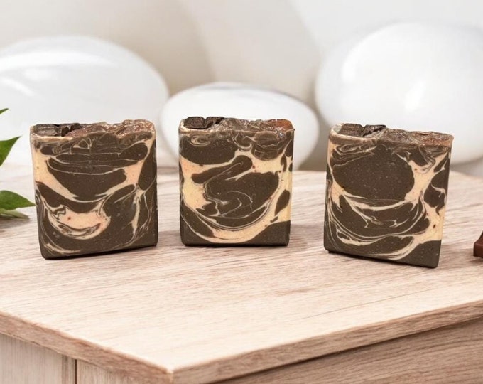 Chocolate Bar Goat Milk Soap: Handmade Moisturizing Skincare Gift