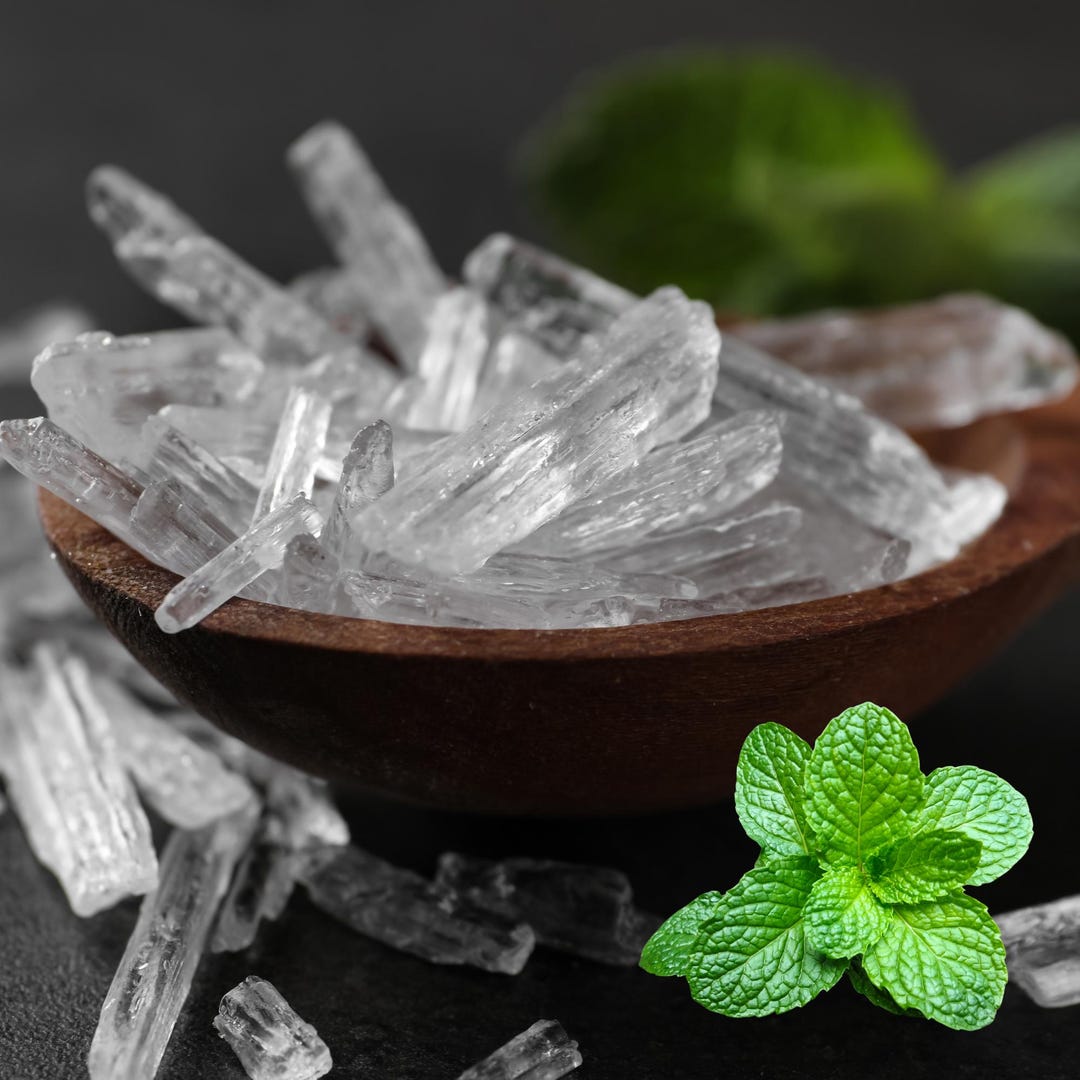 Menthol Crystals Pure Cosmetic Grade for DYI Skincare Formulations ...