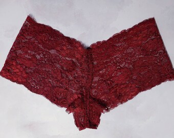 lace boyshorts set