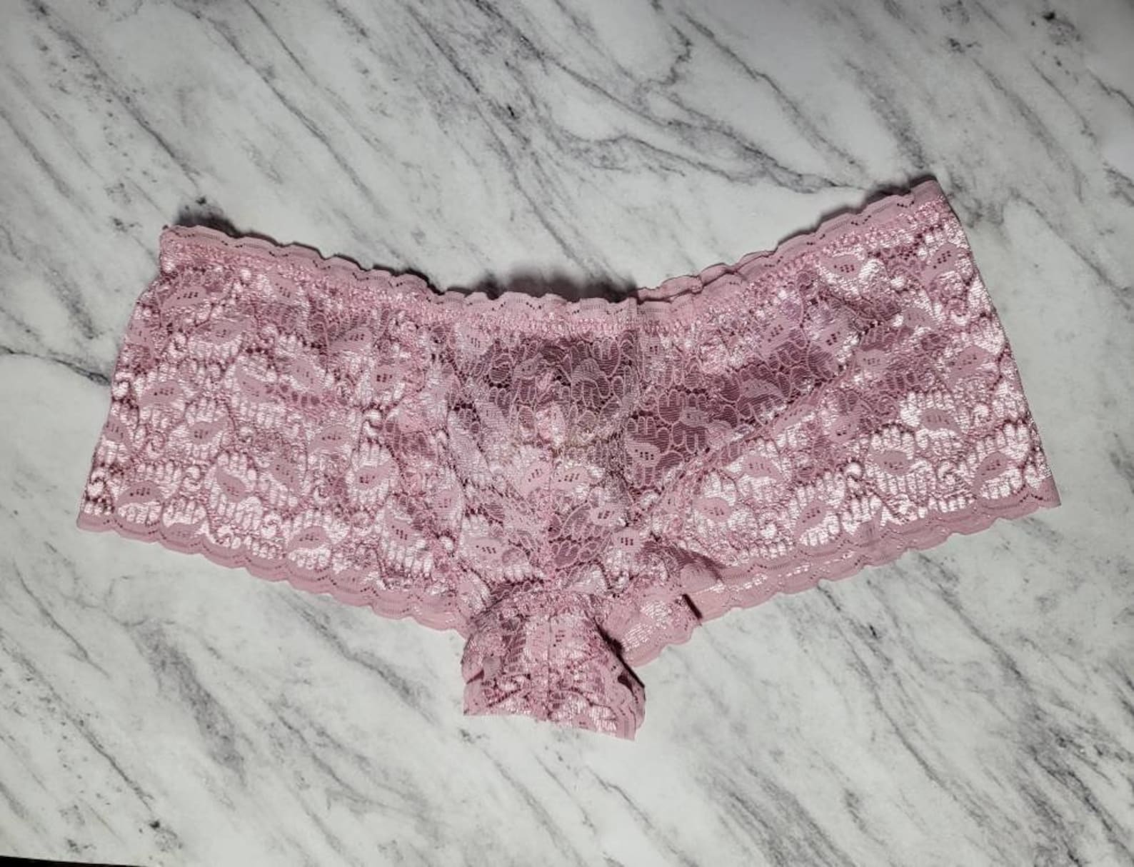Mens Boyshort Style Panties in Stretch Lace Available in More Etsy