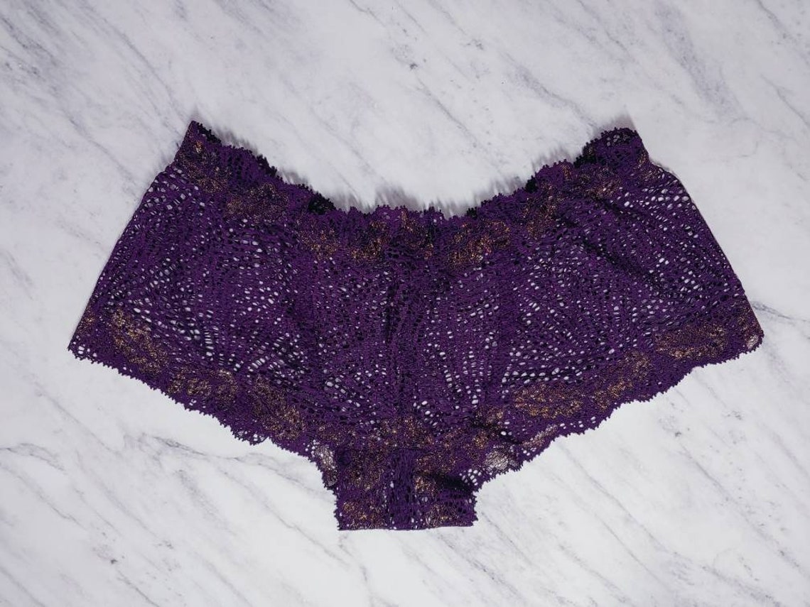 Mens Boyshort Style Panties in Stretch Lace Available in More Etsy