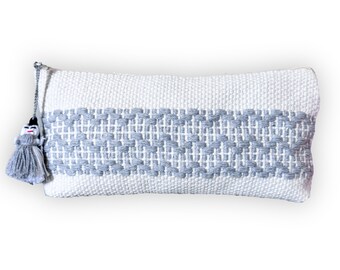 Mexican Makeup Bag, Cosmetic Pouch, Travel Toiletry Bag, Pencil Case, Clutch - Handwoven in Oaxaca, Mexico