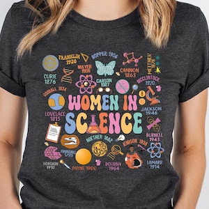 Frau in der Wissenschaft Shirt, Wissenschaft Shirt, Wissenschaftler Shirt, Mädchen Wissenschaftler Shirt, Wissenschaftler Geschenk, Lab Week Shirt, Wissenschaftslehrer Geschenk