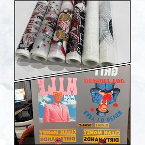 a bunch of different types of wrapping paper