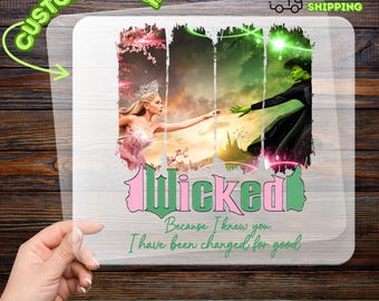 Wicked Musical DTF Transfer Iron-On Friendship Magical Theme for Theater Fan Apparel & Cosplay