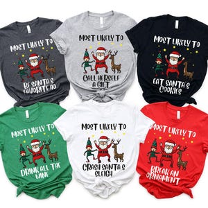 Die meisten Likley To Weihnachten Shirt, passende Familie Weihnachten Shirt, Weihnachtsgruppe Geschenk Shirt, Weihnachtslichter Shirt, sarkastische Weihnachten