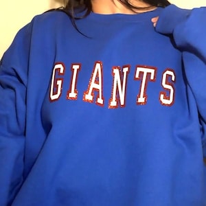 Giants Fan Sweater - Soft & Cozy Game Day Apparel for New York Giants Fans