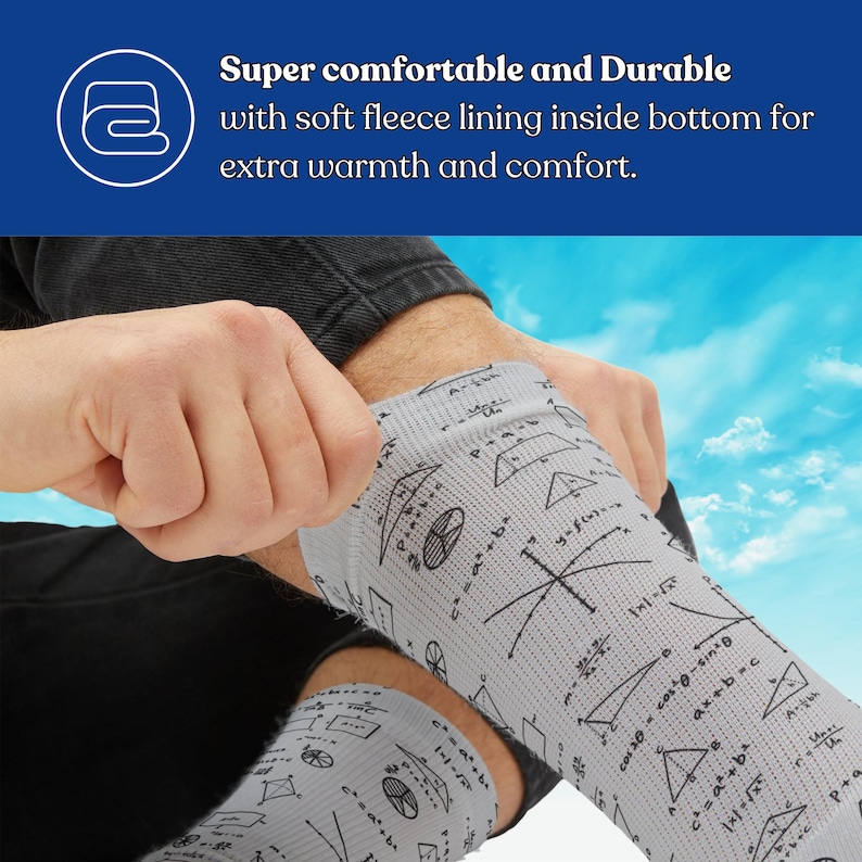Math Equation Socks Math Nerdy Unisex Socks STEM Student Socks Math ...