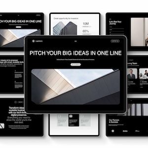 Wix Website Template: Modern Minimalist Landing Page for Startups
