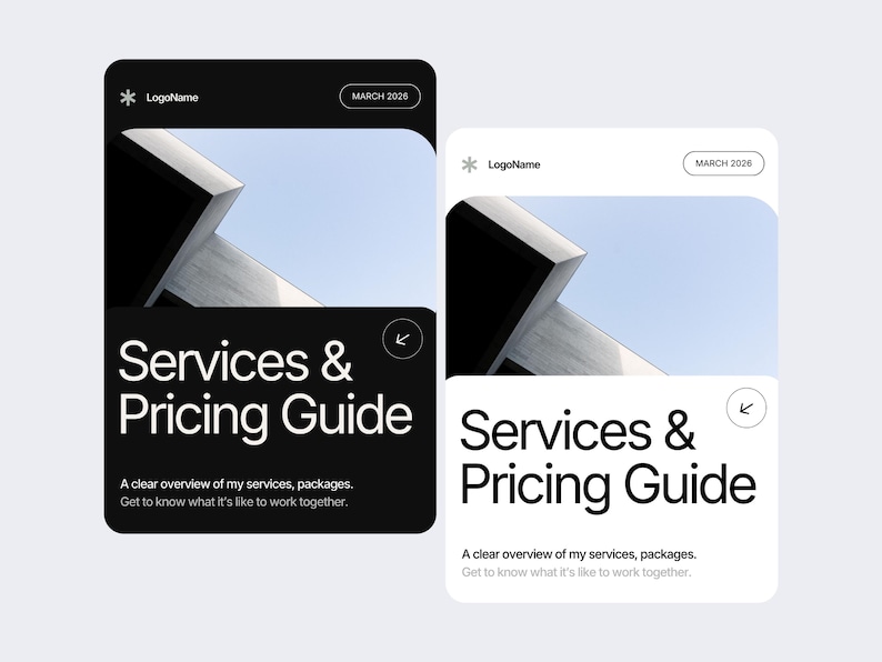 Pricing Guide Canva Template, Service Price List, Client Onboarding ...