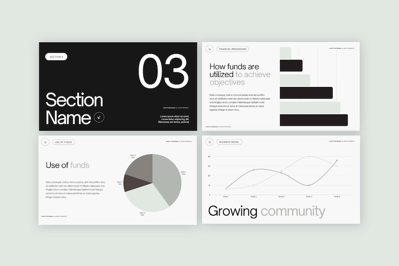 Business Pocket Deck moderne Canva Vorlage für Tech-Startup-Präsentationen | Business Modern Canva Bearbeitbare Präsentationsvorlage Bild 6