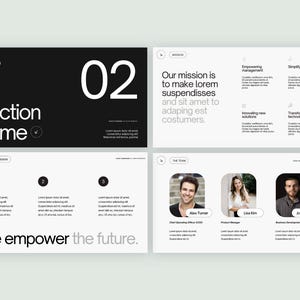Business Pocket Deck moderne Canva Vorlage für Tech-Startup-Präsentationen | Business Modern Canva Bearbeitbare Präsentationsvorlage Bild 5