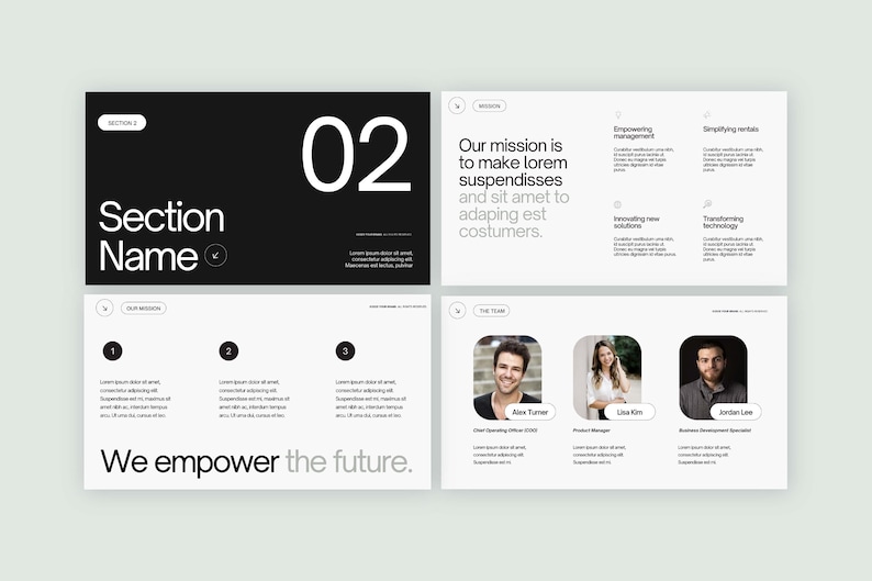 Business Pocket Deck moderne Canva Vorlage für Tech-Startup-Präsentationen | Business Modern Canva Bearbeitbare Präsentationsvorlage Bild 5