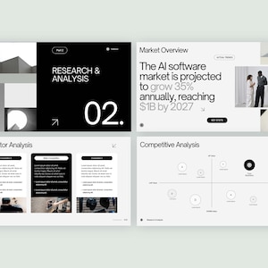 Marketing Plan Pitch Deck Editable Template Canva | Business Proposal | Modern Marketing Strategy, Infographic Presentation, Data Report image 4