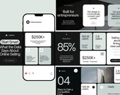 Business Instagram Seamless Carousel Canva Template, Carousel Posts for Businesses, Tech Startup, Social Media Managers | Minimal IG