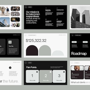 Modern Tech Startup Presentation Template featuring 60+ customizable slides. Perfect for investor pitch decks and business plans, it offers sleek designs, engaging visuals, and versatile layouts to showcase your ideas effectively.