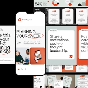 Instagram Carousel Canva Template, Seamless Carousel Posts for Coaches, Social Media Managers, Marketing & Blogger Business Design | Bold IG