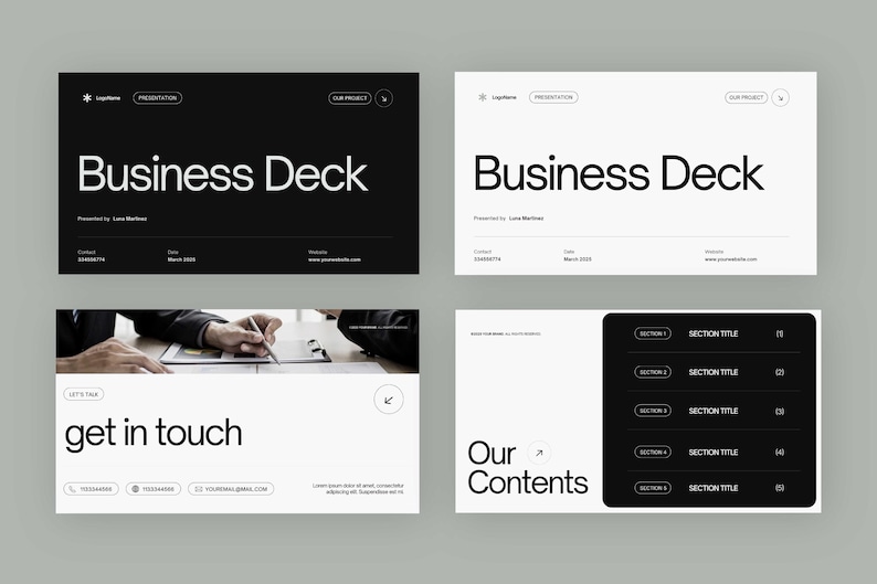 Modern Tech Startup Presentation Template featuring 60+ customizable slides. Perfect for investor pitch decks and business plans, it offers sleek designs, engaging visuals, and versatile layouts to showcase your ideas effectively.