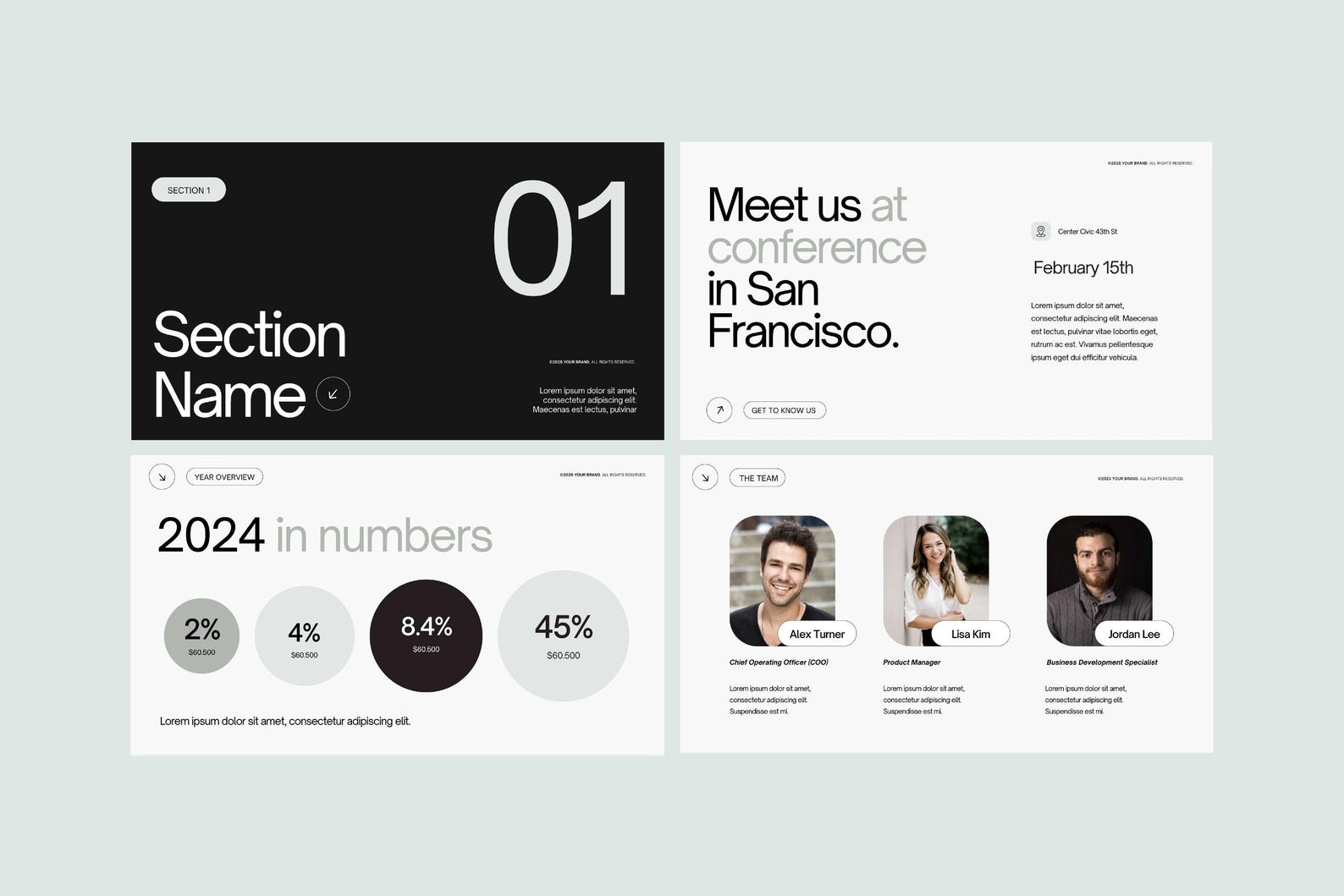 Business Pitch Deck Modern Canva Template for Tech Startup ...
