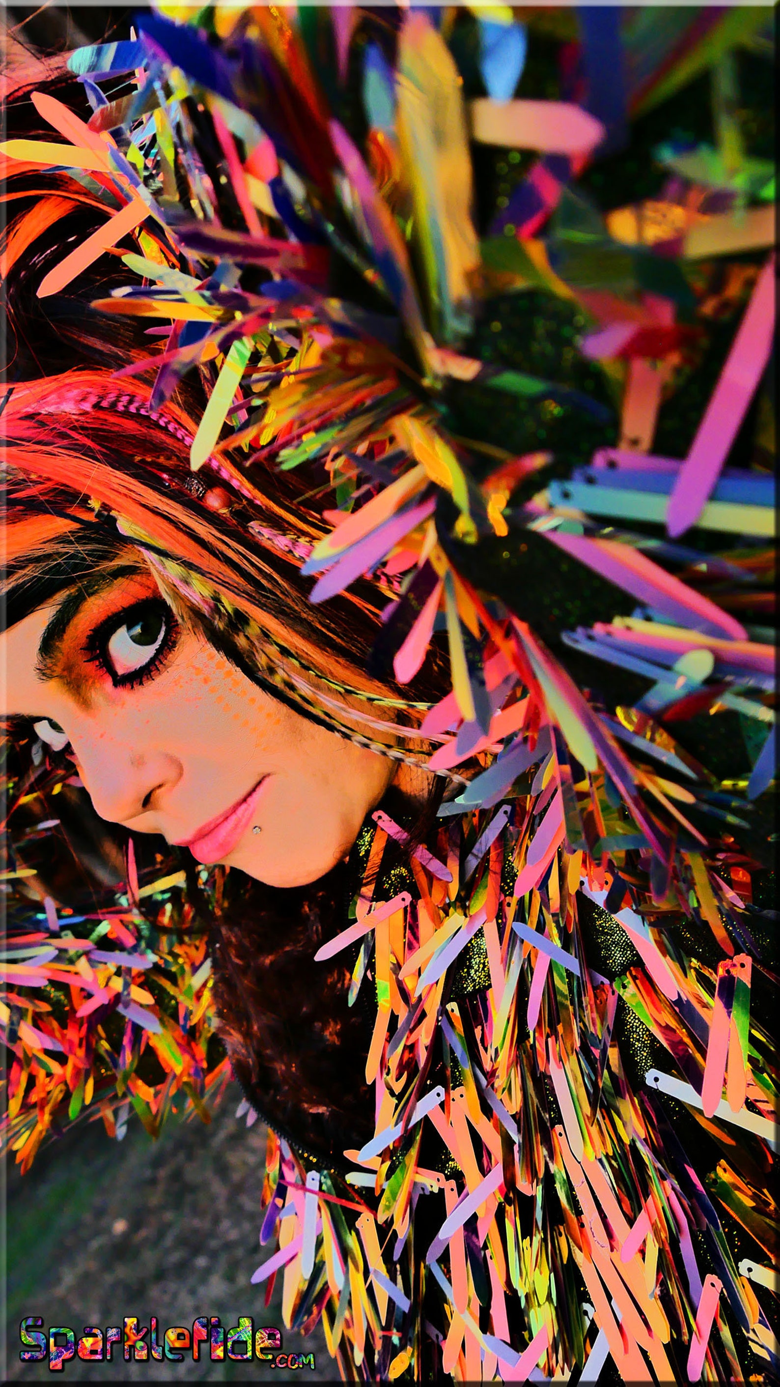 Prismatic Porcupine Festival Jacket Etsy