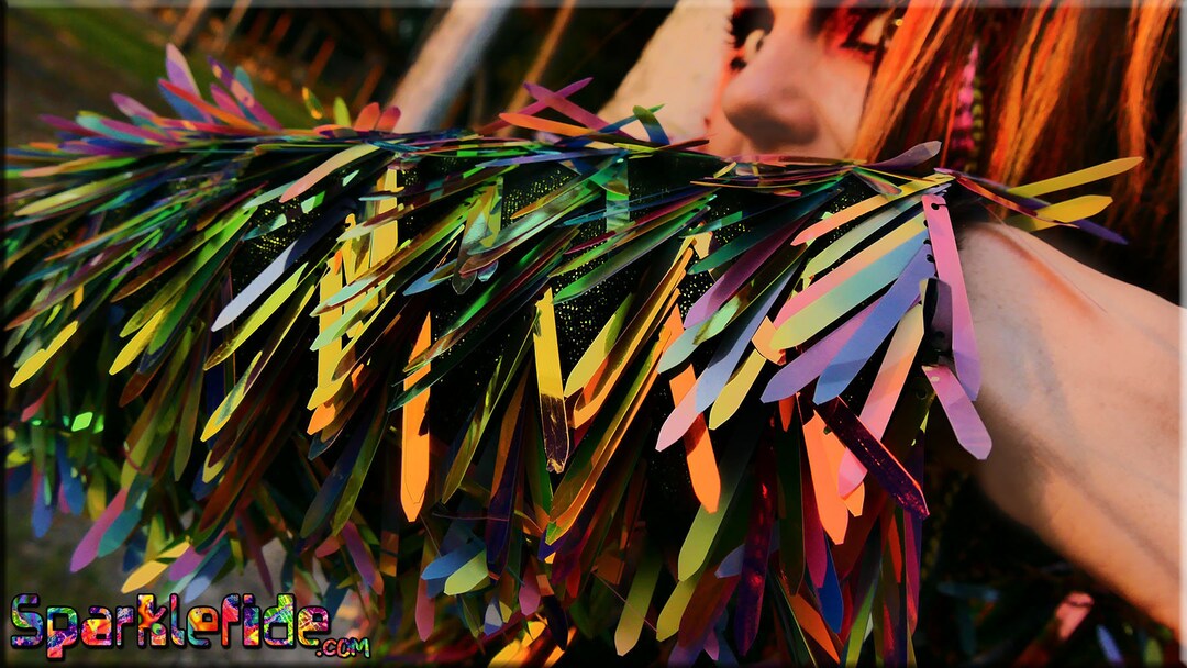 Prismatic Porcupine Festival Jacket Etsy