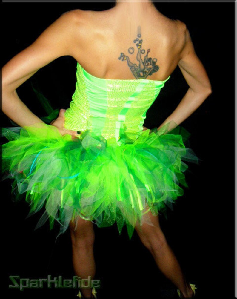 UV Tinkerbell Dance Costume Etsy