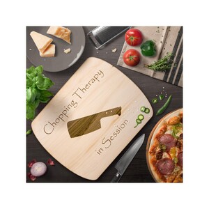 Chopping Therapy in Session - Cutting Board
