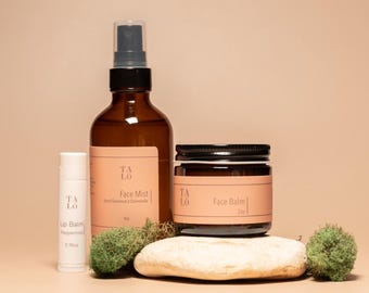 Grass-Fed Beef Tallow Face Bundle: Balm, Mist & Lip Balm