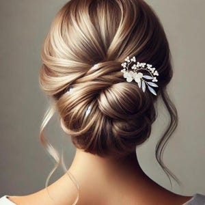 Something Blue Bridal Hair Accessory Blue Opal Wedding Flower Hair Pin Wedding Bridal Hair Piece Bridesmaid Jewelry Wedding Hair Accessories