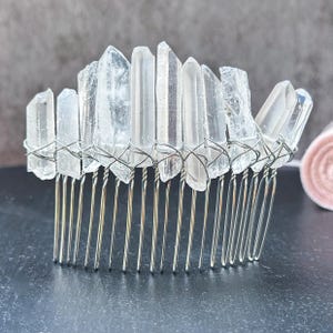 Crystal Hair Comb for Bride Hair Piece Silver Wedding Hair Accessories Bridal Hair Jewelry for Wedding Crystal Hair Crown Bridesmaid Jewelry
