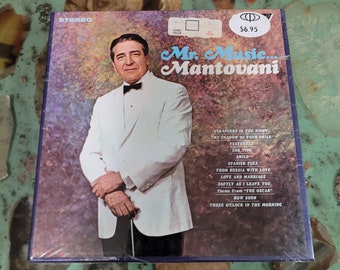 NOS Vintage MANTOVANI Mr. Music Reel to Reel Tape Sealed LONDON 1966 4-Track Stereo Easy Listening Beautiful Music