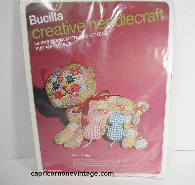 U-PICK 1 RARE Vintage 1960/'s Bucilla Needlework /& Needlecraft Kits