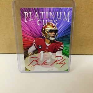 Brock Purdy Platinum Cuts facs auto nur 1000 gemacht San Francisco 49ers