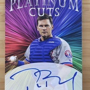 Tom Brady Platinum Cuts facs Montreal Expos New England Patrioten Tampa Bay Buccaneers